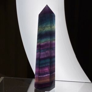 Fluorit Regnbue Tårn Mørk