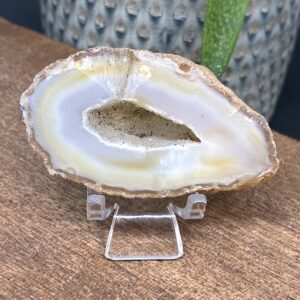 Agat Skive Natur Tyk