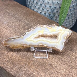 Agat Skive Natur Tyk