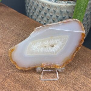 Agat Skive Natur Tyk