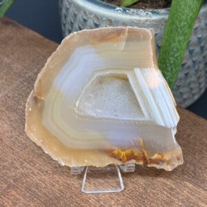 Agat Skive Natur Tyk