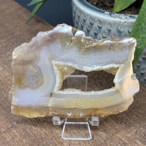 Agat Skive Natur Tyk