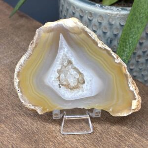 Agat Skive Natur Tyk