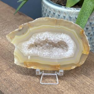 Agat Skive Natur Tyk