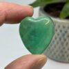 Grøn Fluorit Hjerte