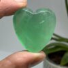 Grøn Fluorit Hjerte