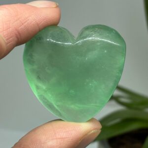Grøn Fluorit Hjerte