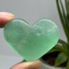 Grøn Fluorit Hjerte