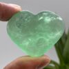 Grøn Fluorit Hjerte
