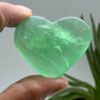 Grøn Fluorit Hjerte