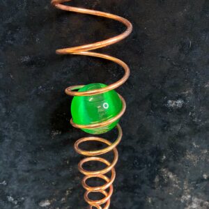 Spiral Ophæng med Katteøjekugle