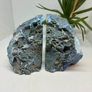 Bogstøtte Sæt Farvet Agat