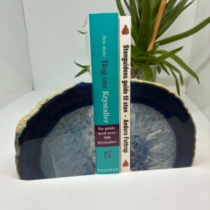 Bogstøtte Sæt Farvet Agat