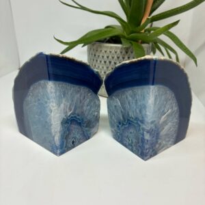 Bogstøtte Sæt Farvet Agat