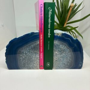 Bogstøtte Sæt Farvet Agat