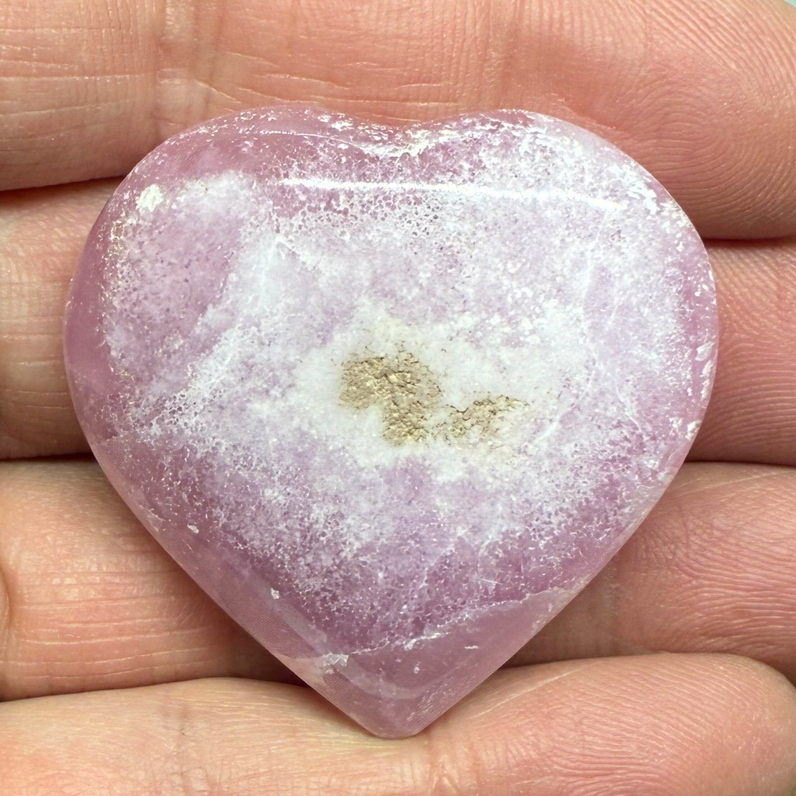 Pink Aragonit Hjerte