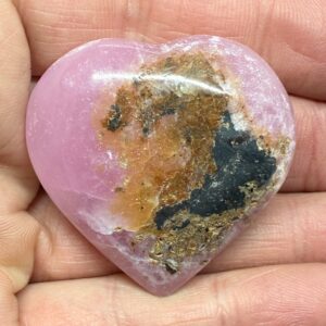Pink Aragonit Hjerte