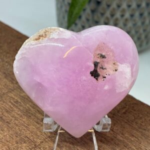 Pink Aragonit Hjerte