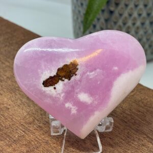 Pink Aragonit Hjerte
