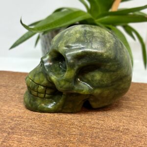 Grøn Opal Skull - Kranie