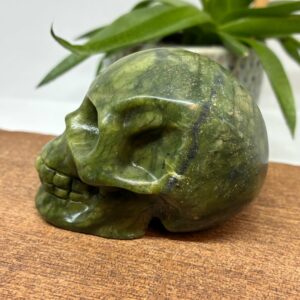 Grøn Opal Skull - Kranie