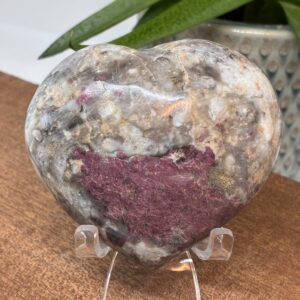 Pink Turmalin Hjerte