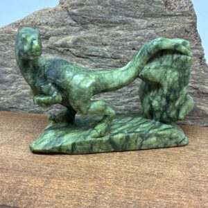 Velociraptor Dinosaurus Grøn Jade