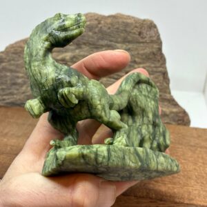 Velociraptor Dinosaurus Grøn Jade